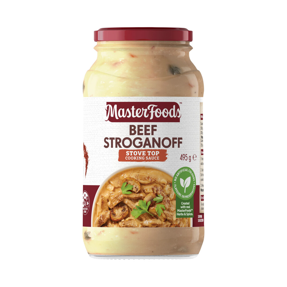 MasterFoods Beef Stroganoff Simmer Sauce 495 gram | eBay