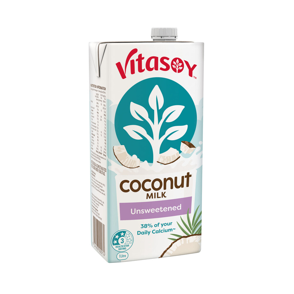 Vitasoy Unsweetened Coconut Milk UHT 1L 19341650000711 eBay