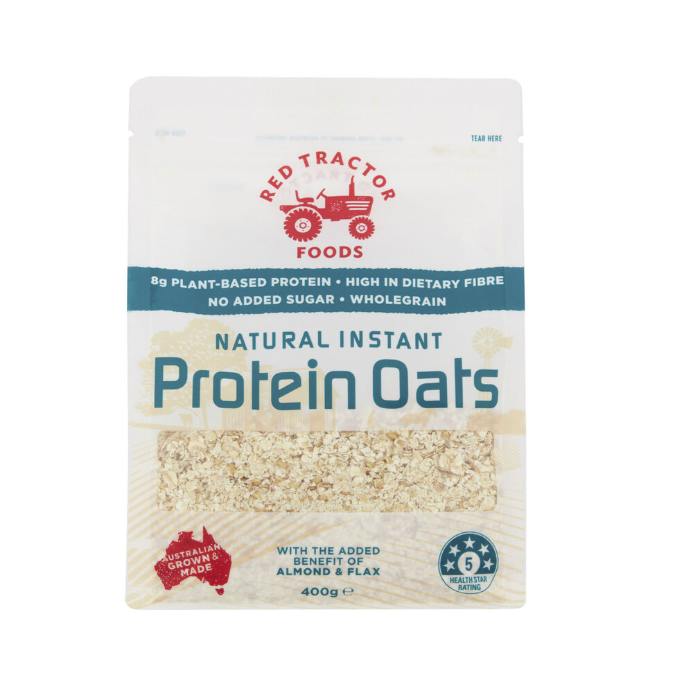 Red Tractor Protein Oats 400g 19348219000304 eBay