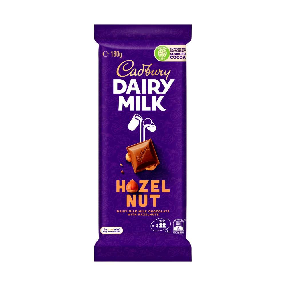 Cadbury Dairy Milk Hazelnut Chocolate Family Block 180g eBay