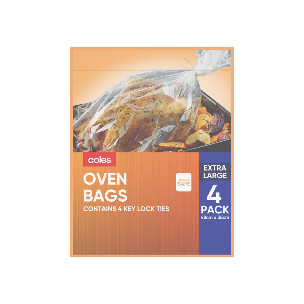 Coles Extra Large Oven Bags 4pk for sale online eBay