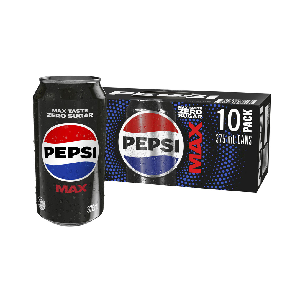 Schweppes Pepsi Max Multipack Cans 375mL 10pk 9313820000664 | eBay