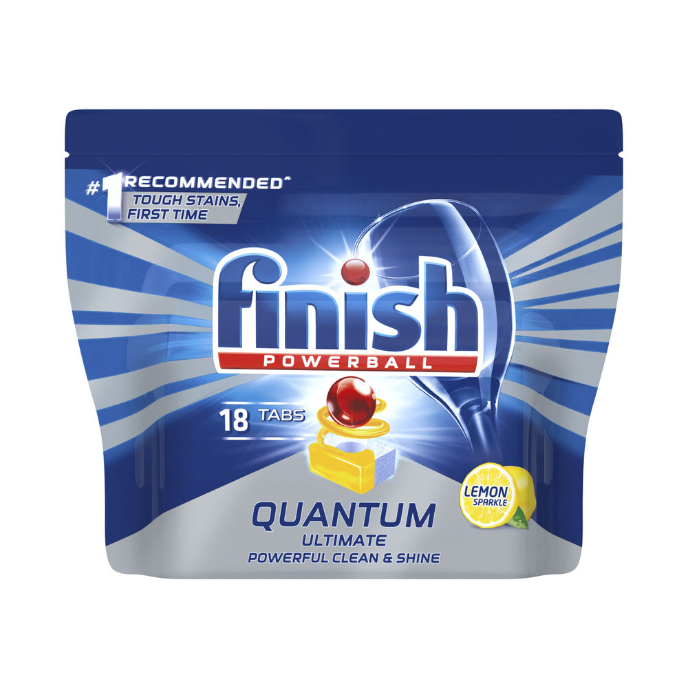 Finish Quantum Ultimate Lemon Dishwasher Tablets 18 pack eBay
