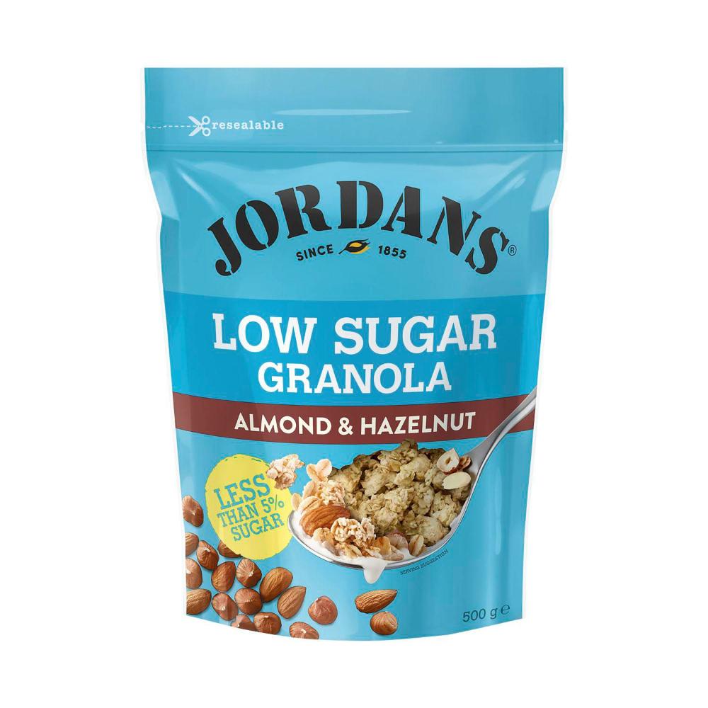 Jordans Low Sugar Granola Almond And Hazelnut 500 gram 15010477353822