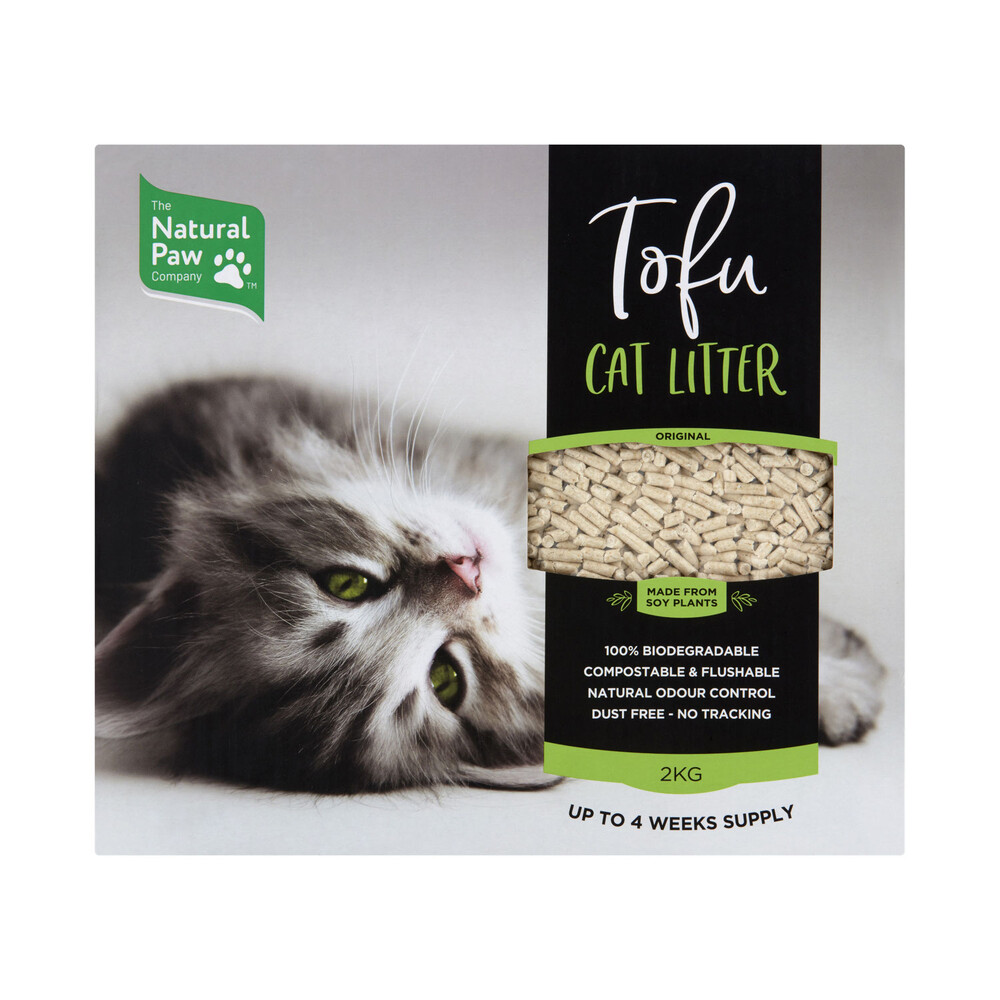 The Natural Paw Company Tofu Cat Litter 2 kg eBay