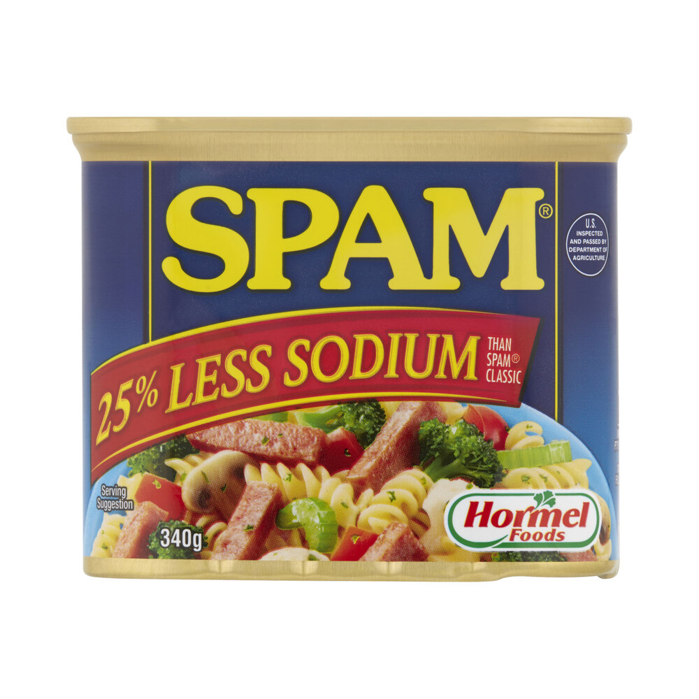 Spam Spiced Ham Less Salt 340g 10037600415740 eBay