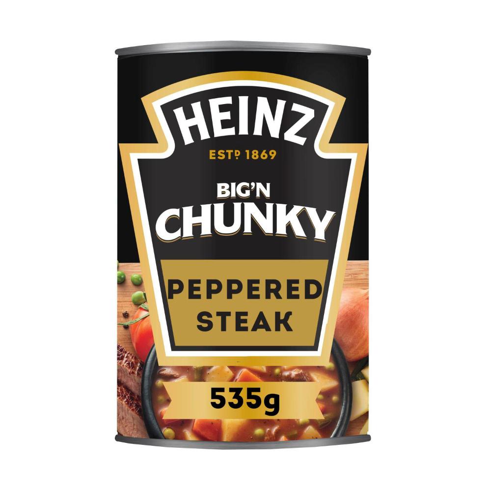 Heinz Big N Chunky Steak & Pepper Soup Can 535g 19300657031555 eBay