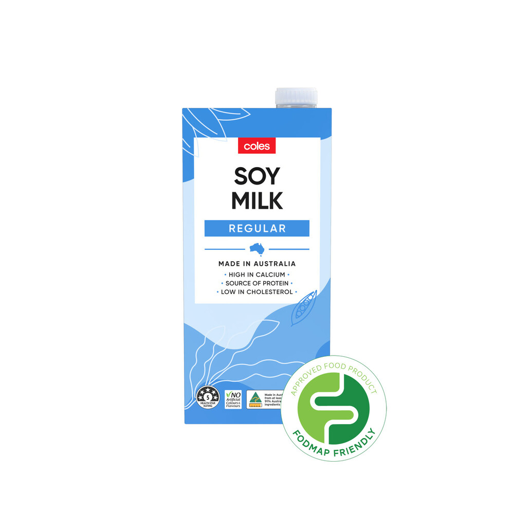 Coles Regular Soy Milk 1L 29300601247022 eBay
