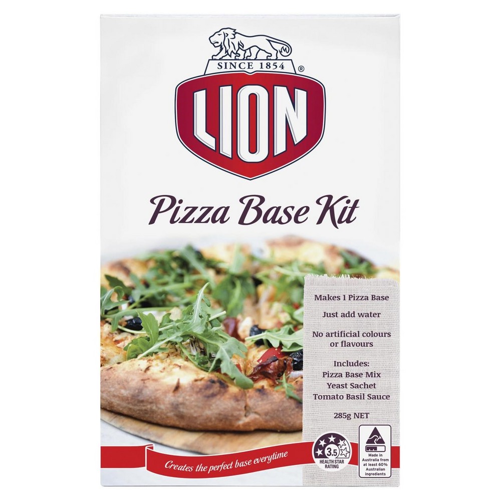 Lion Pizza Base Mix 285g 19300609212827 eBay
