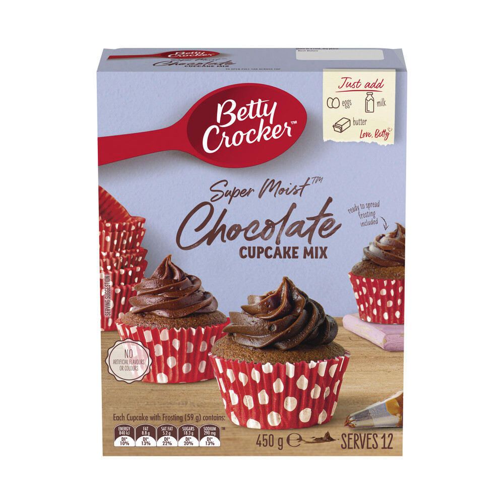 Betty Crocker Chocolate Cupcake Mix 450g eBay