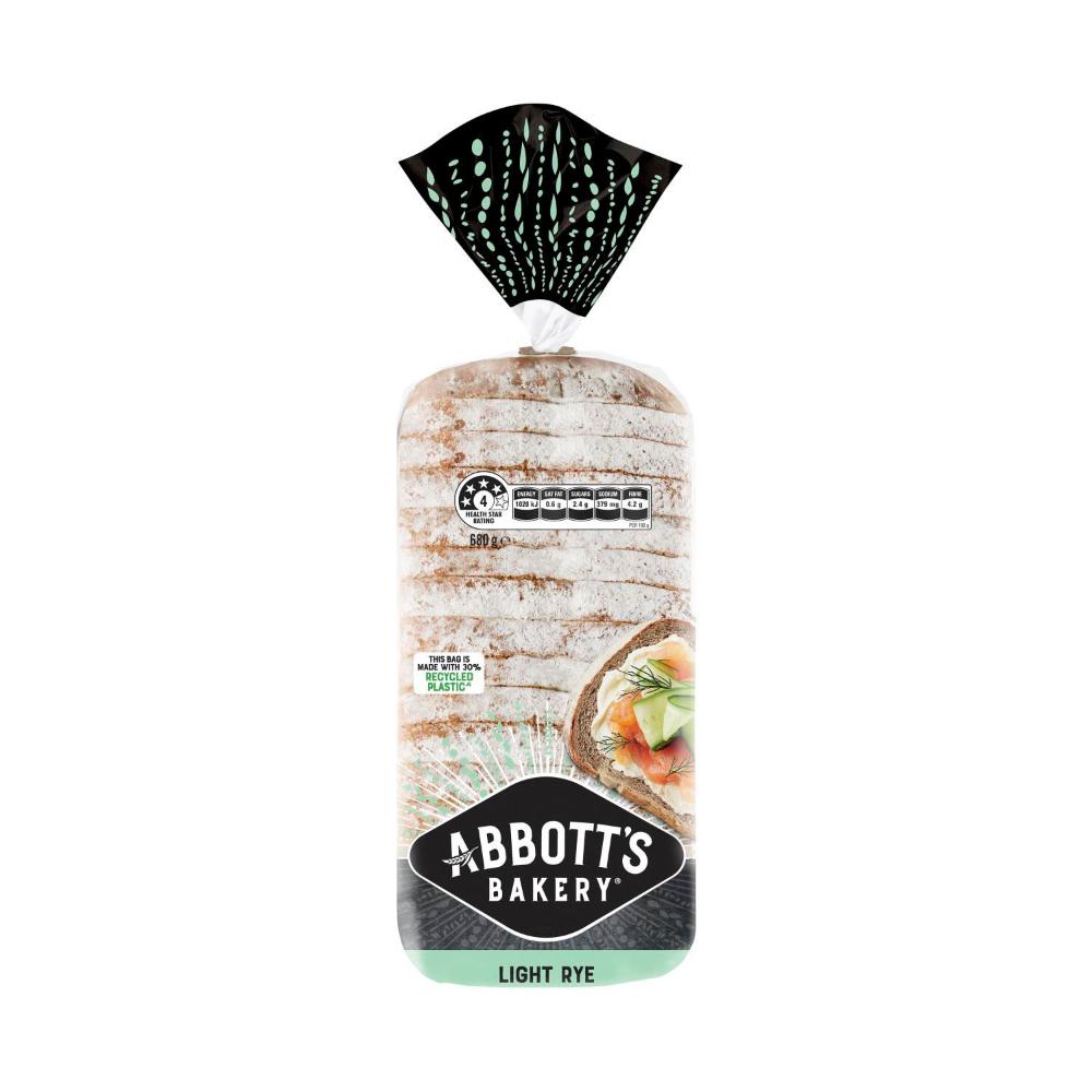 Abbott's Village Bakery Light Rye Bread 680g 19339423003496 eBay