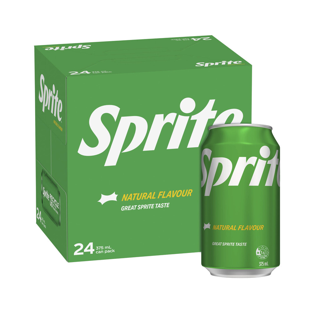  Sprite  Lemon Lime Flavour Multipack Cans 375mL 24 Pack 