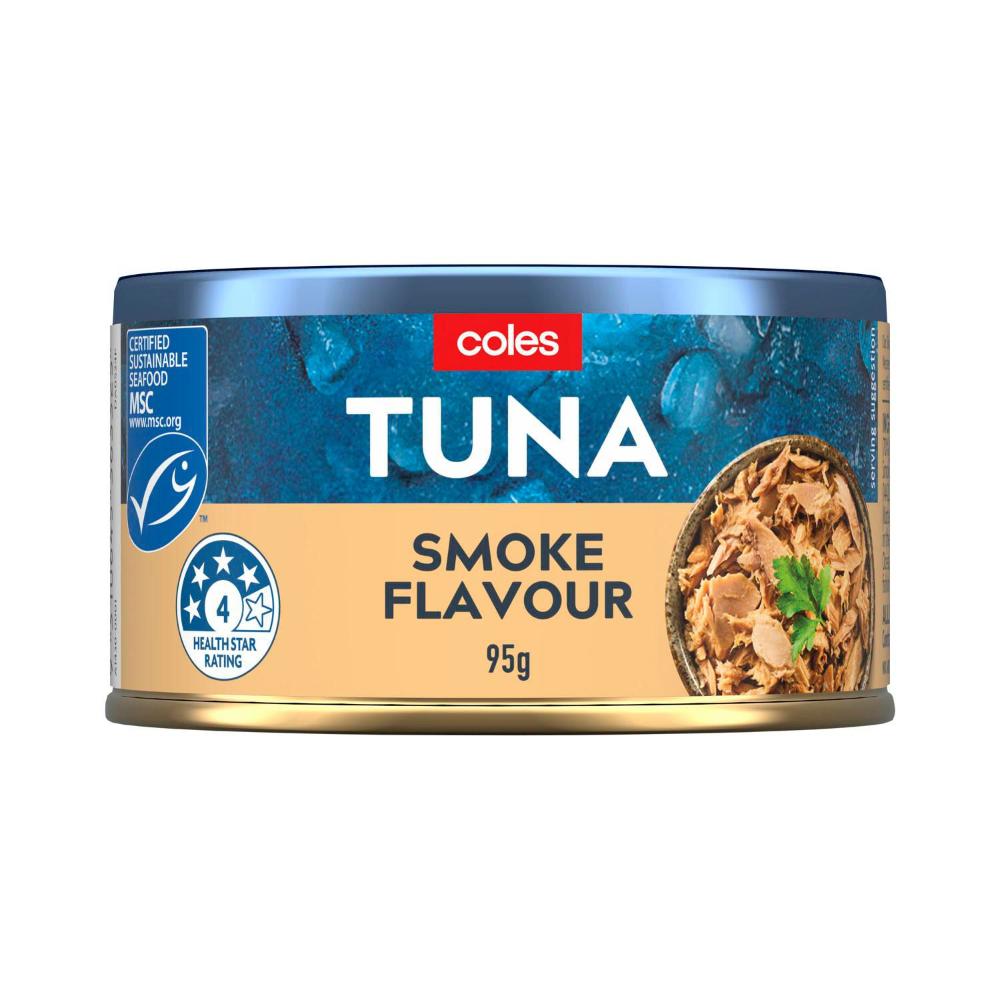 Coles Smoke Flavour Tuna 95g eBay