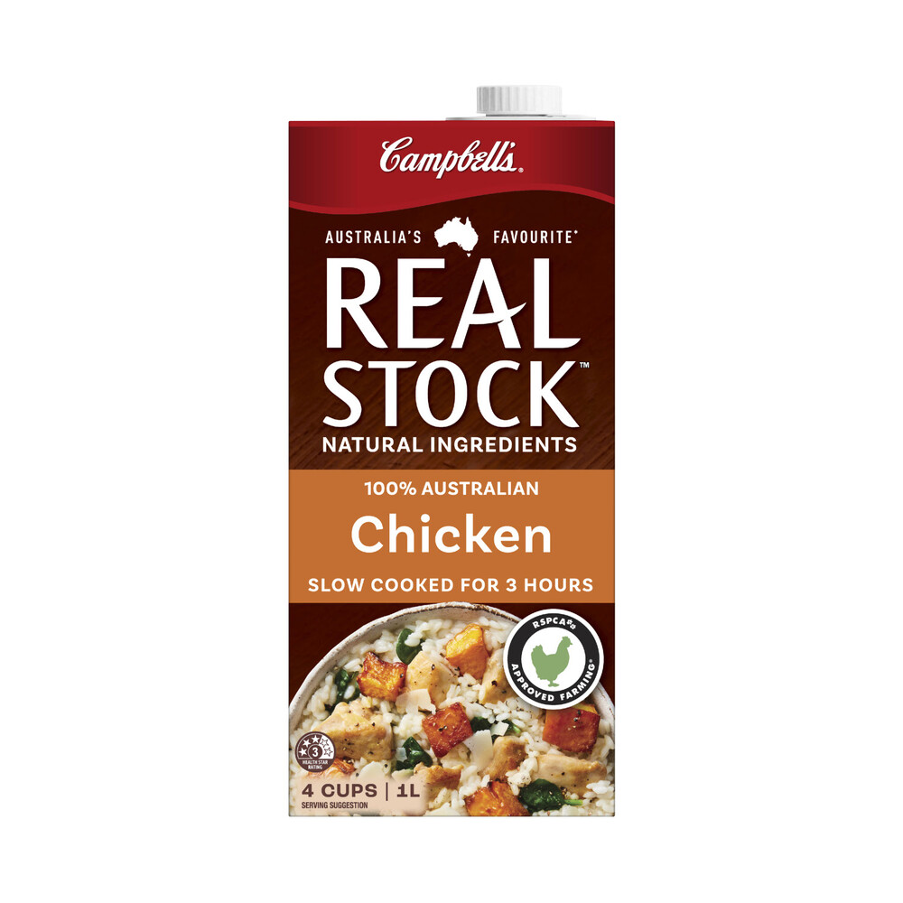 Campbell's Real Chicken Stock 1L 29300644043605 eBay