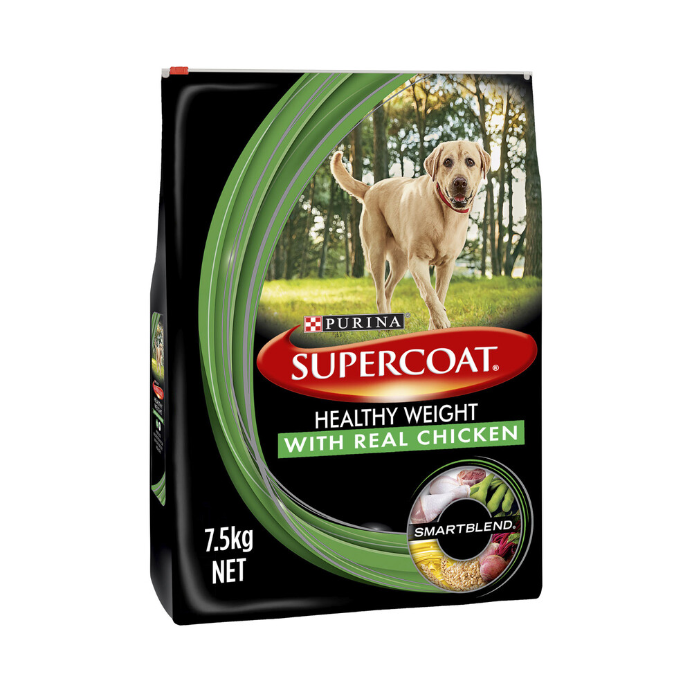 Supercoat Healthy Weight With Real Chicken Dog Food 7.5kg 9300605111042